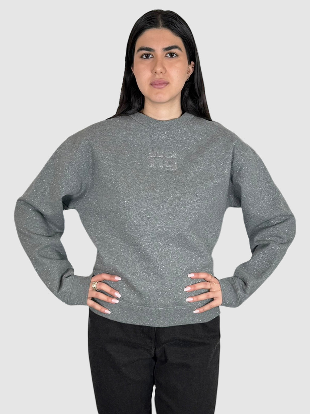 Glitter Crewneck Sweater