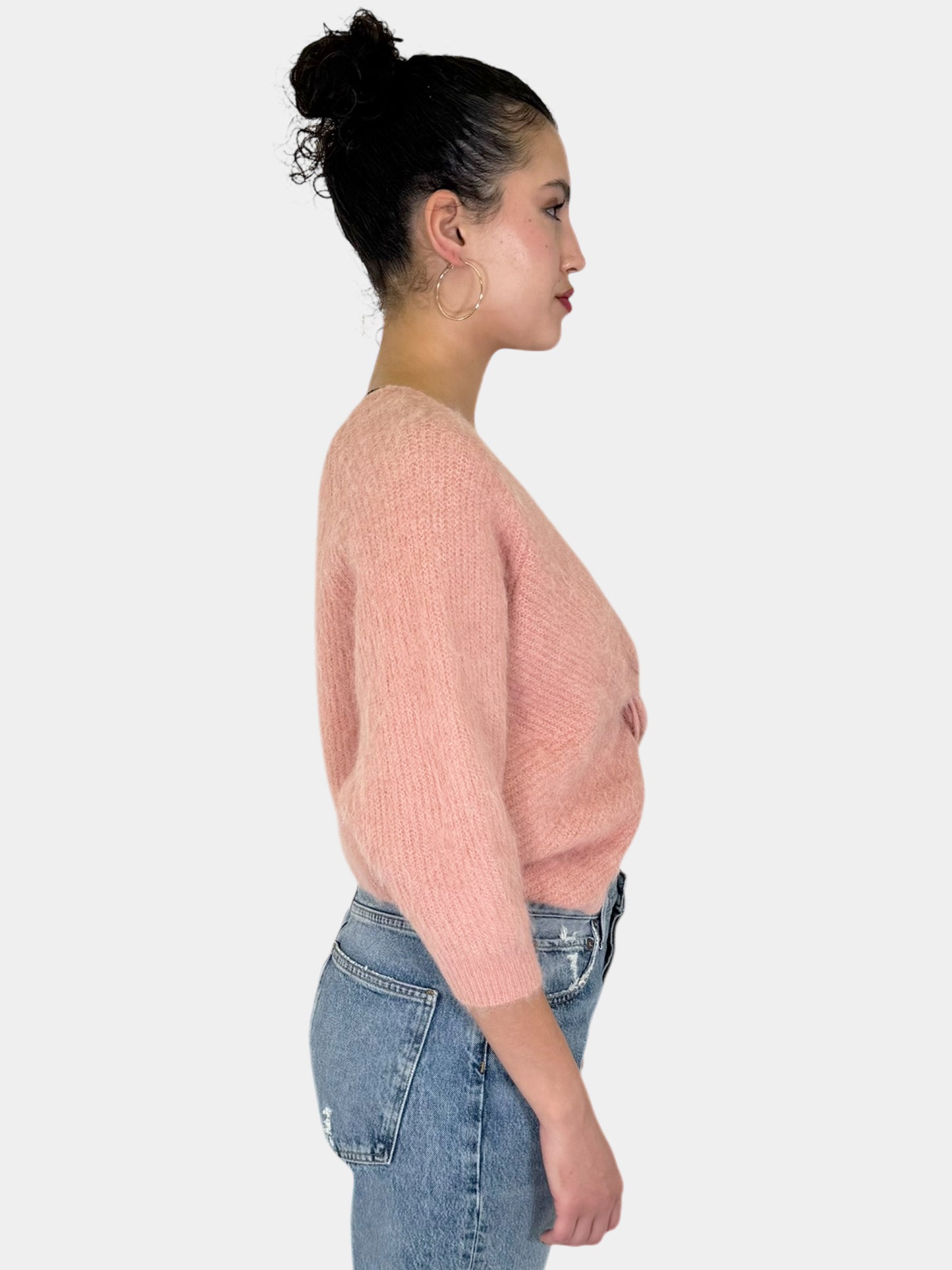 Knot Twist Alpaca Sweater - Size S