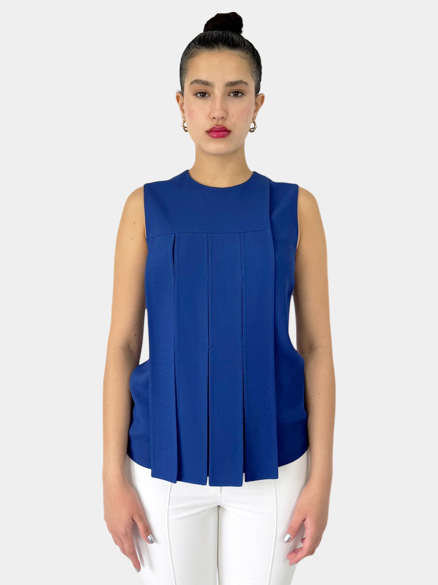Front Pleat Top
