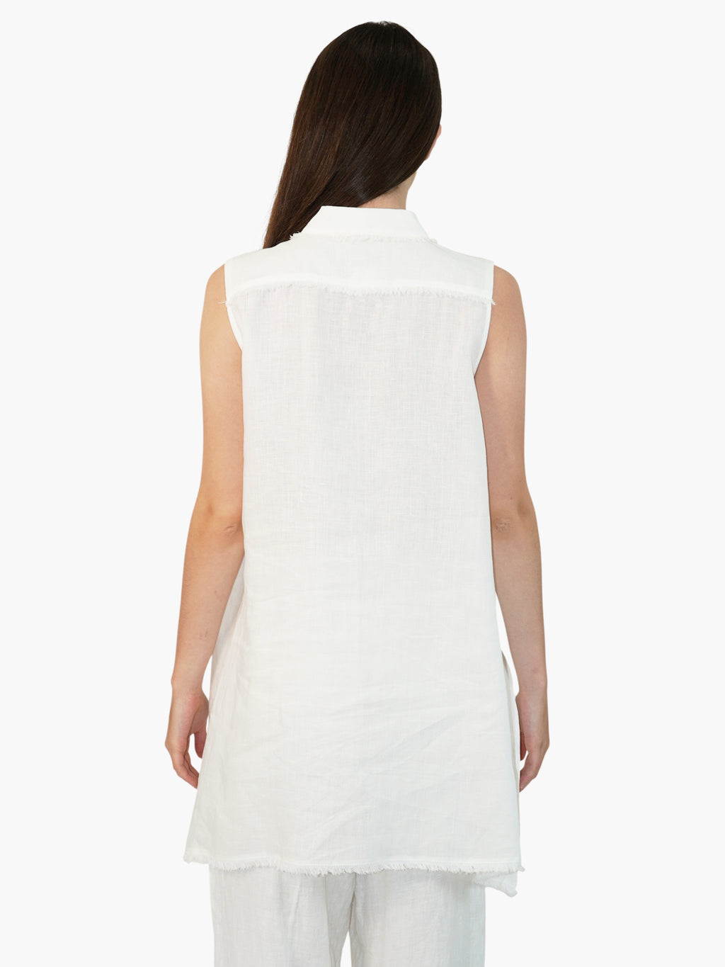 Linen Button-Up Top