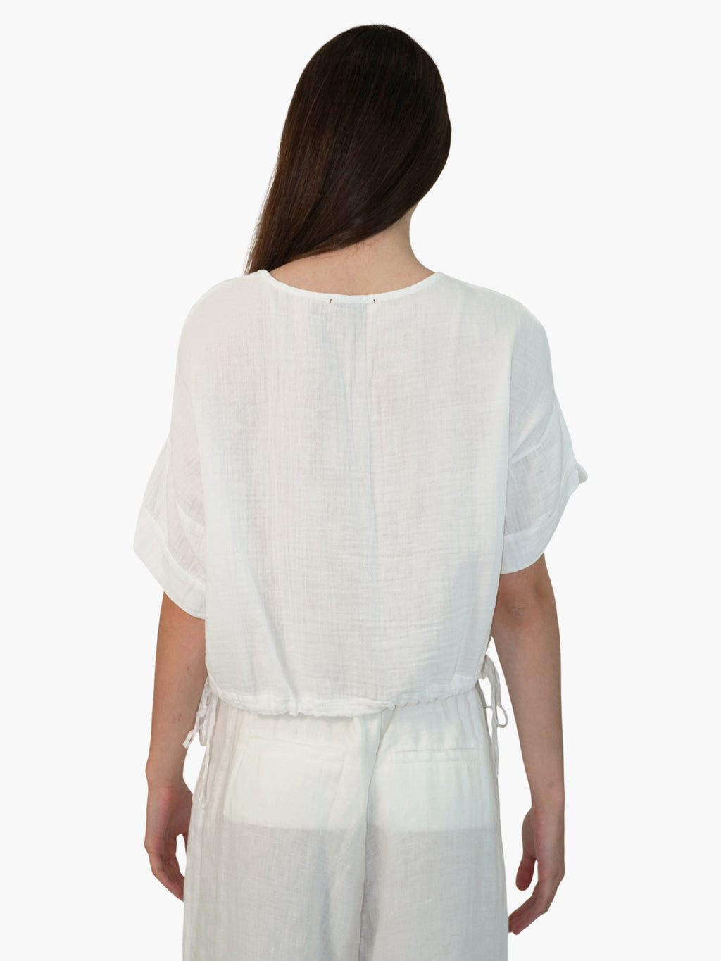 Textured Cinched Top