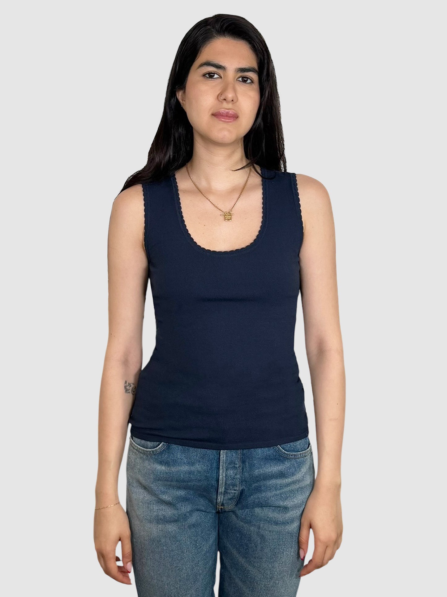Scallop Trim Top