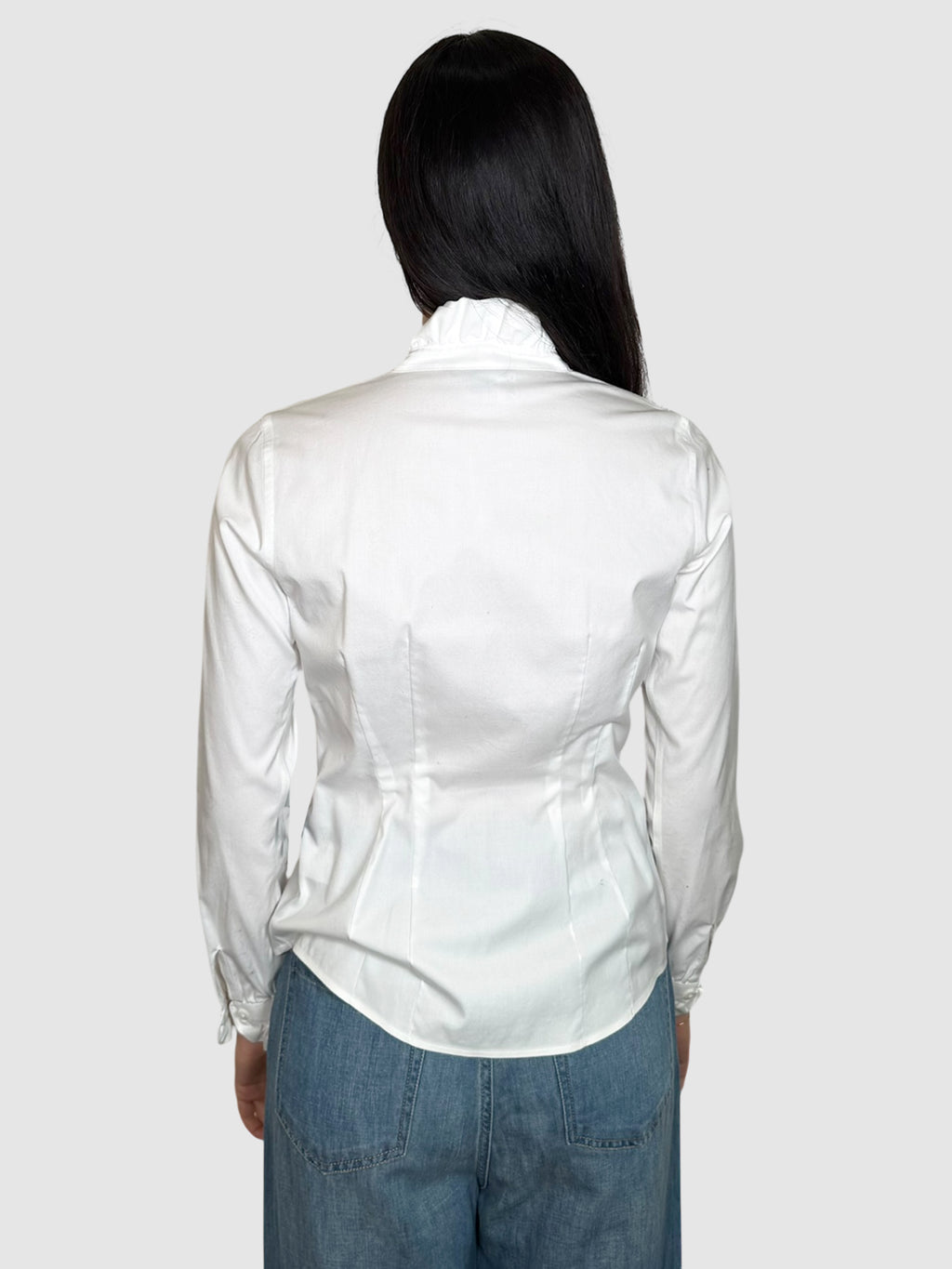 Ruffle Button-Up Top