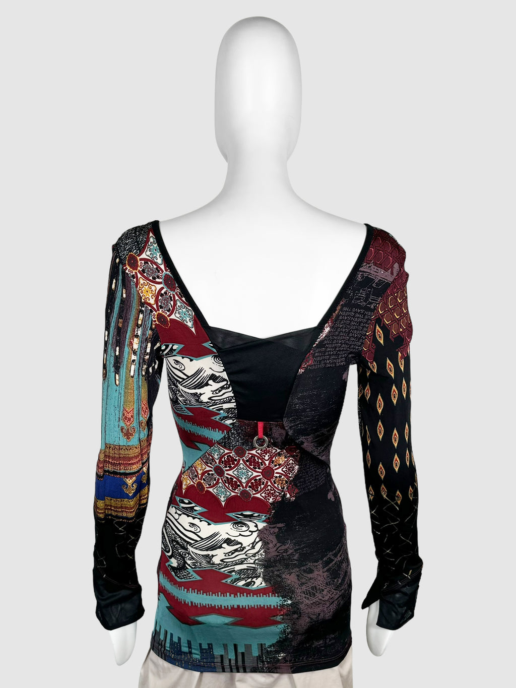 Long Sleeve Mesh Top - Size M