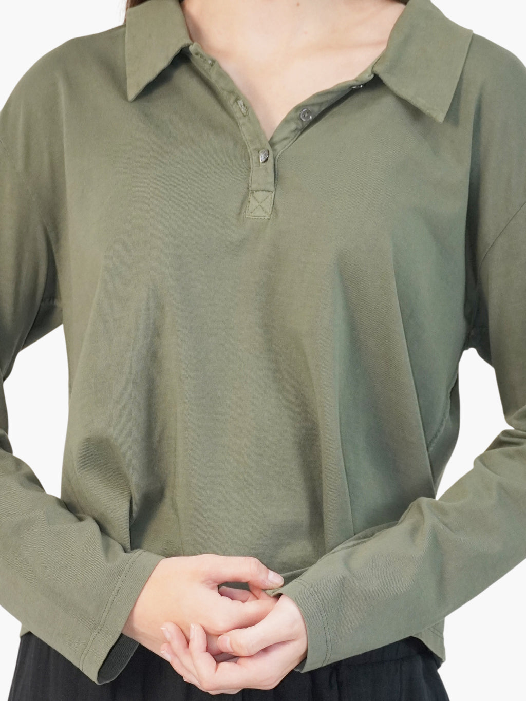 Polo Button-Up Top