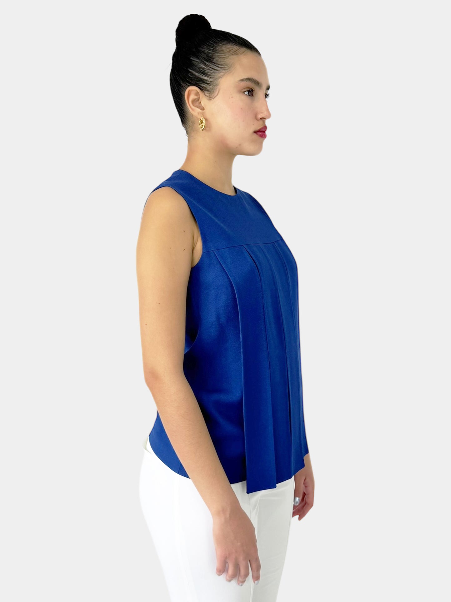 Front Pleat Top