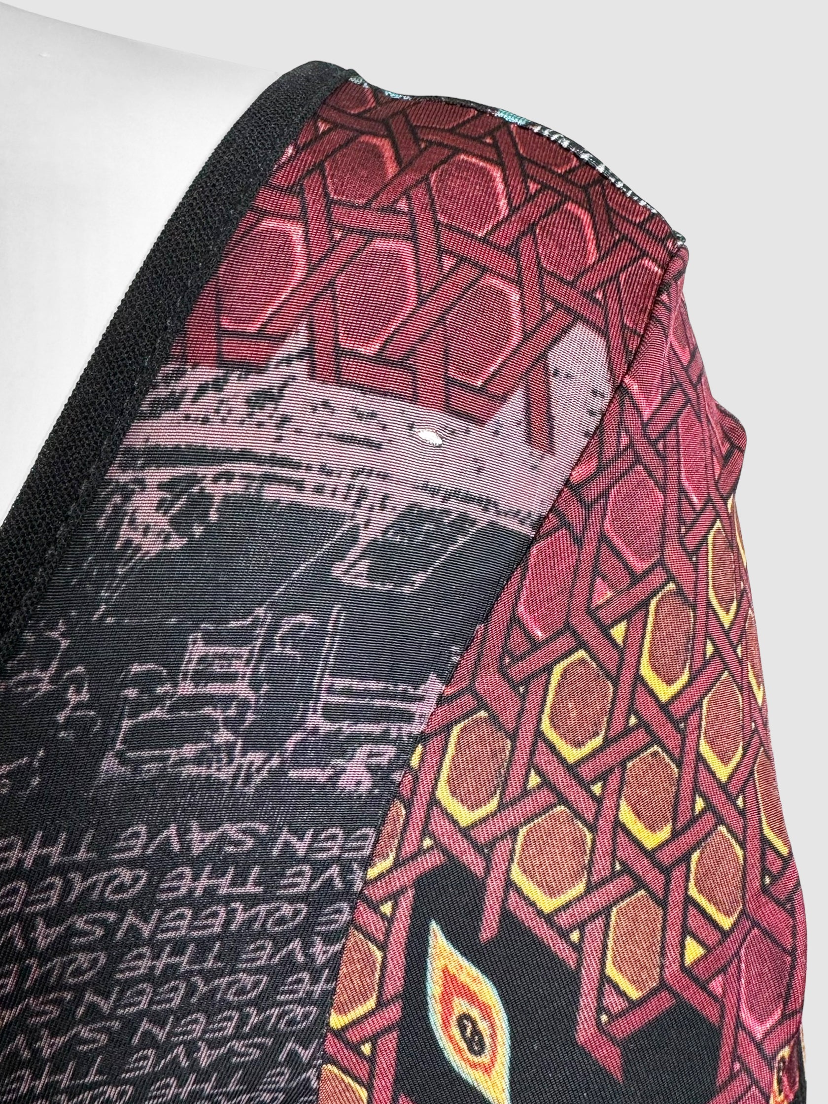 Long Sleeve Mesh Top - Size M