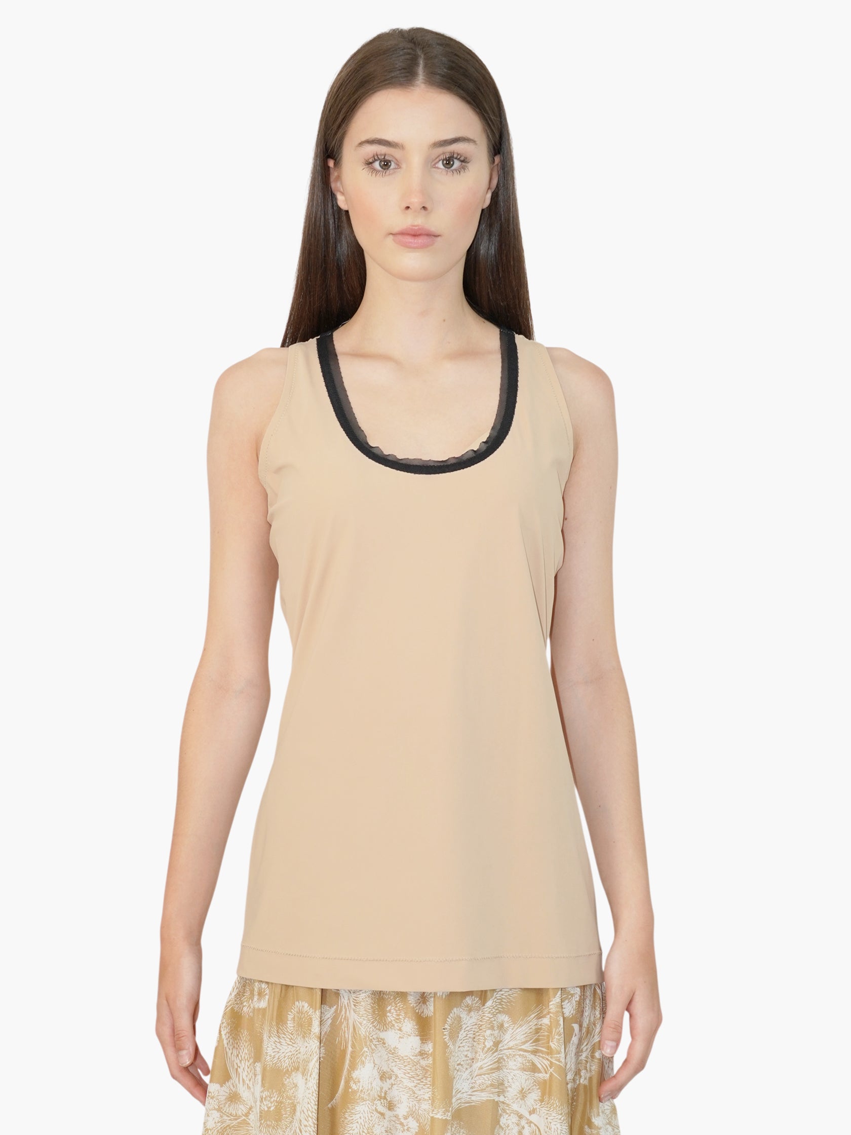 Mesh Trim Top