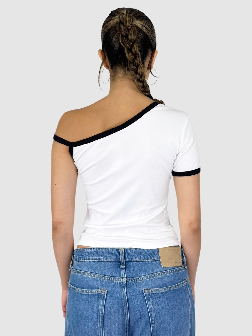 Slant Shoulder Top