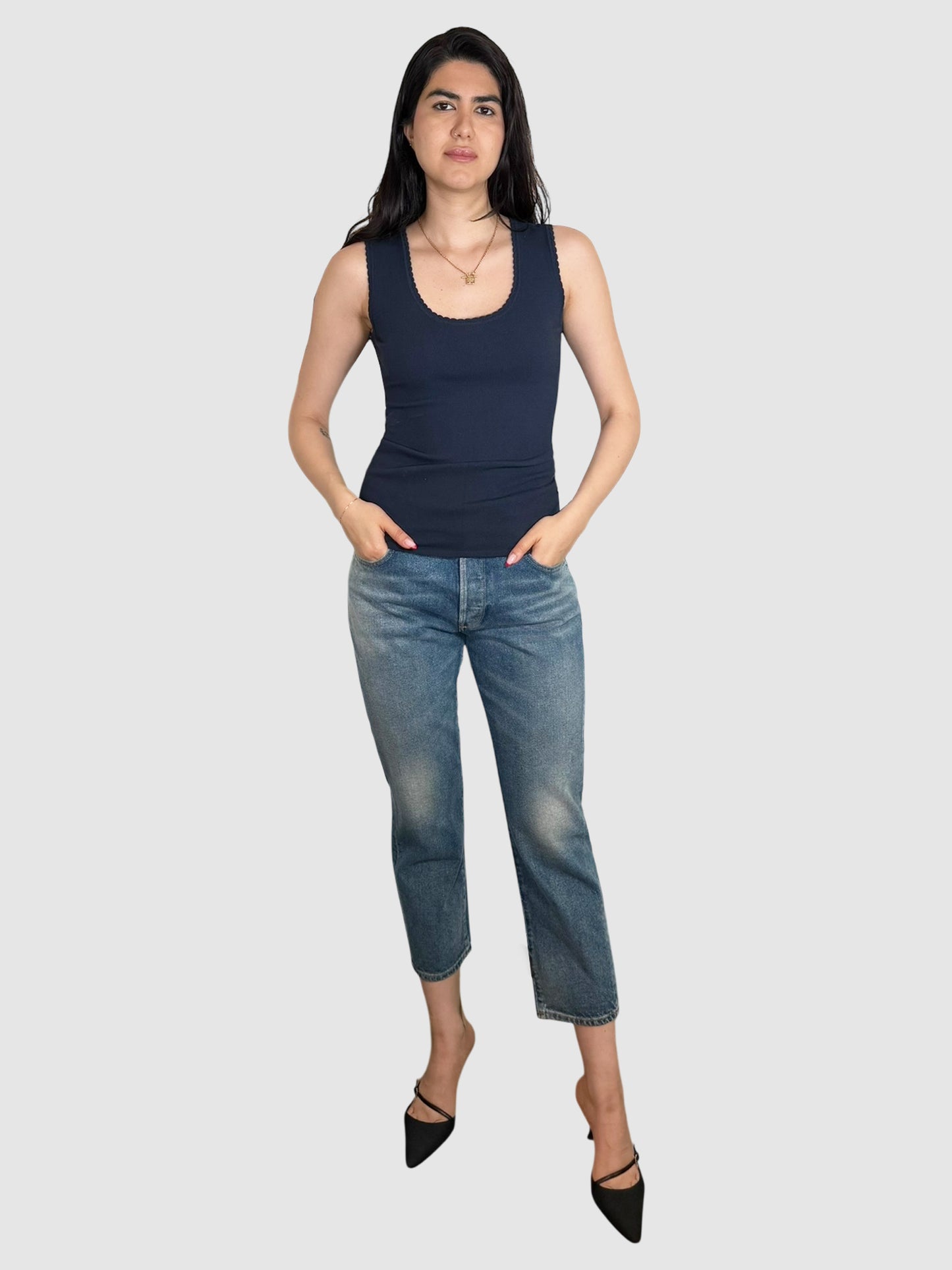 Scallop Trim Top