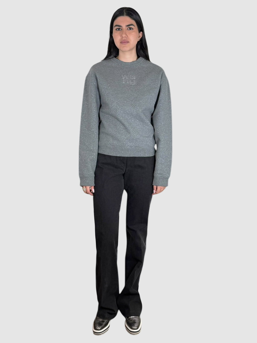 Glitter Crewneck Sweater