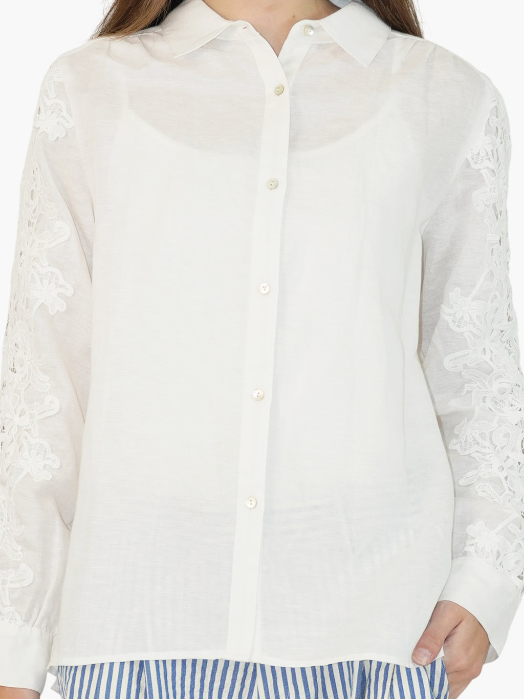 Linen Button-Up Top