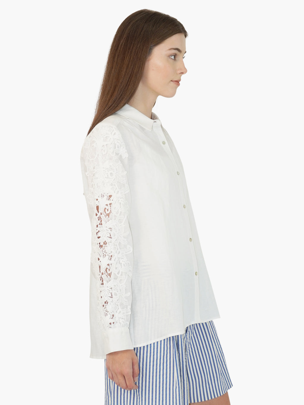 Linen Button-Up Top