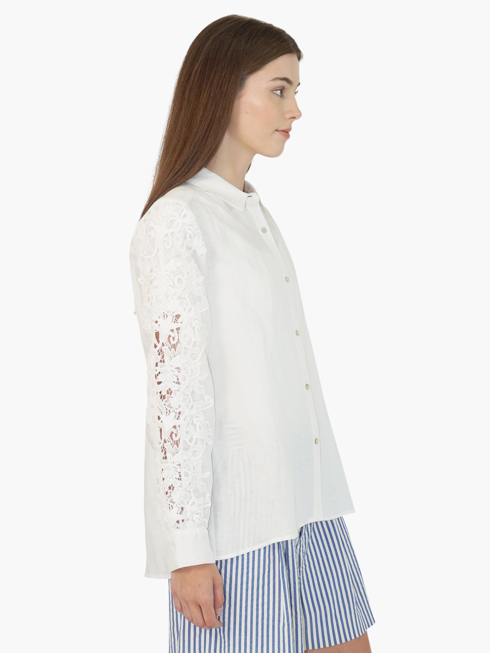Linen Button-Up Top