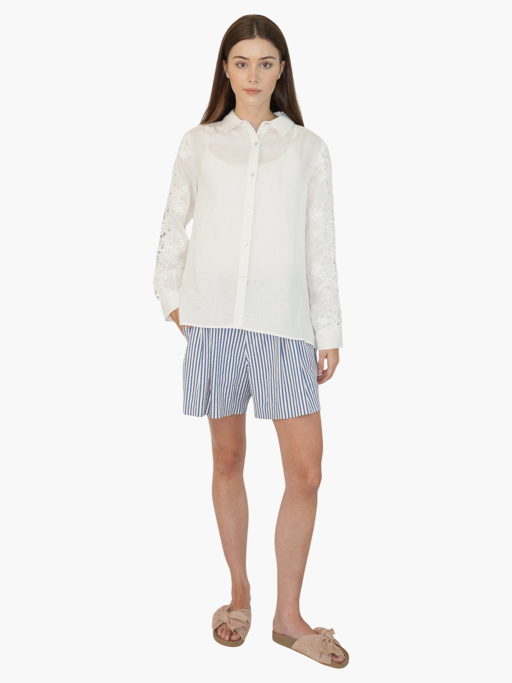 Linen Button-Up Top