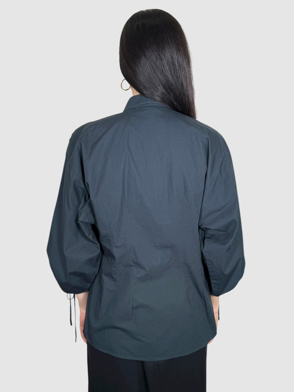 Beaded Button-Up Top