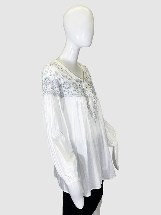 See by Chloe Eyelet Details Blouse - Size 34