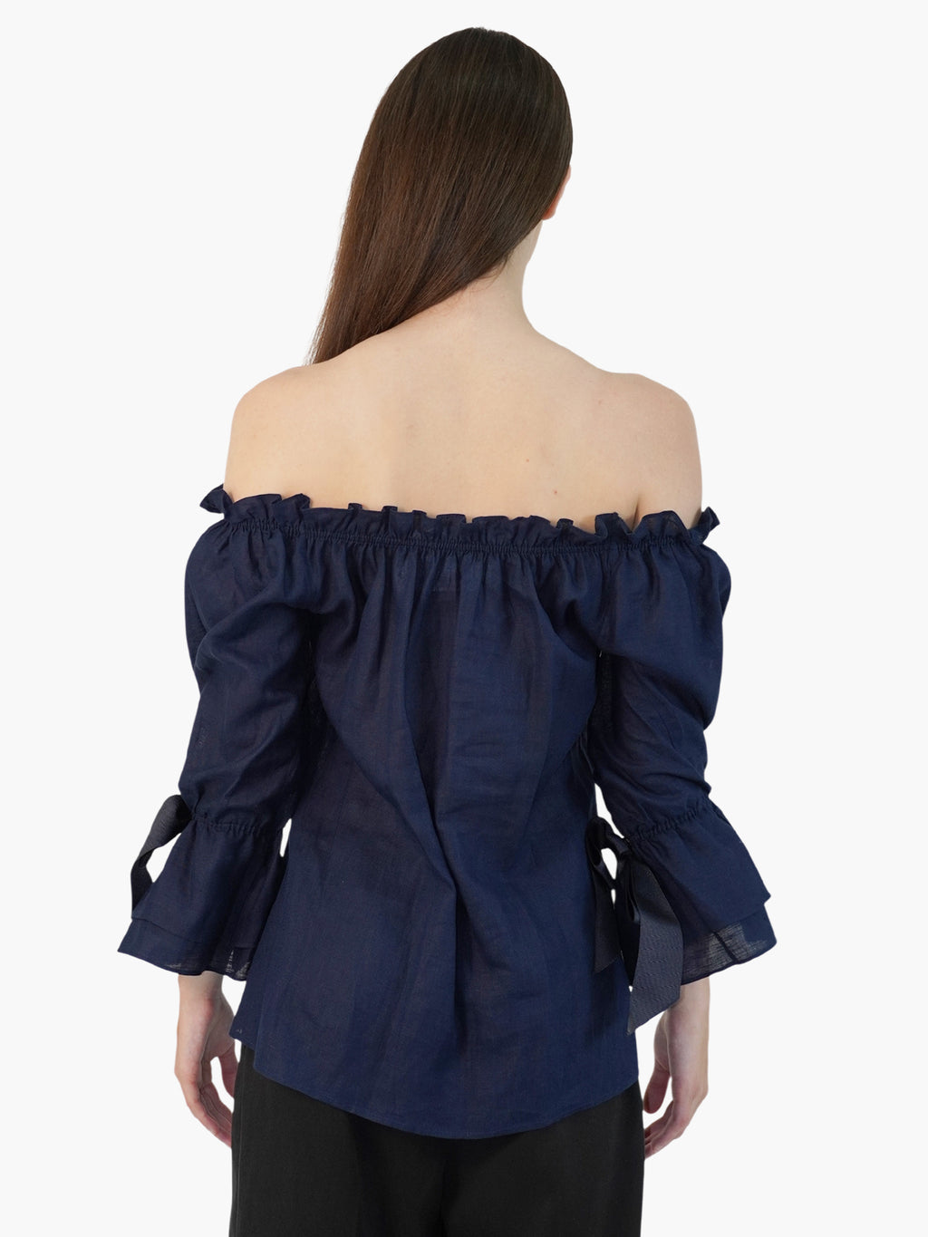 Linen Off-The-Shoulder Top