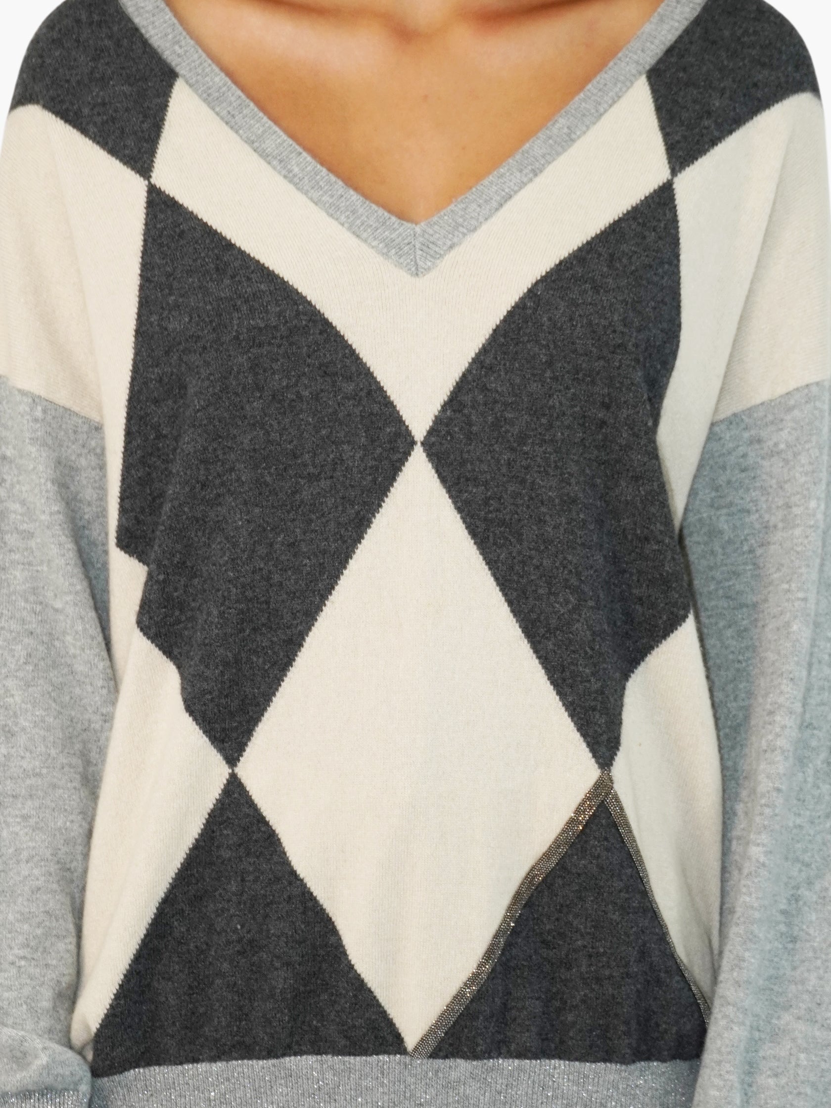 Argyle Cashmere Sweater
