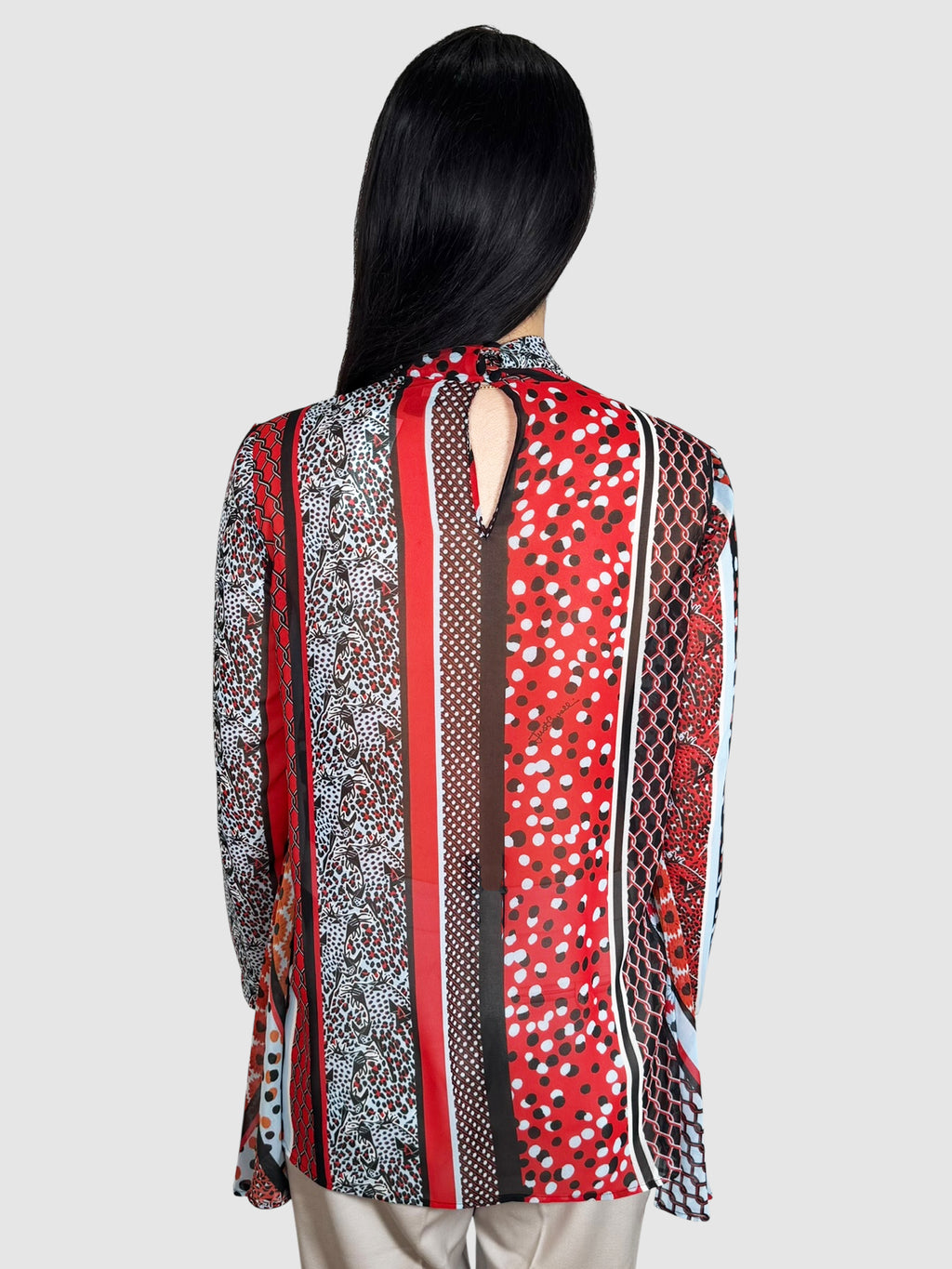 Ruffle Front Tie Top