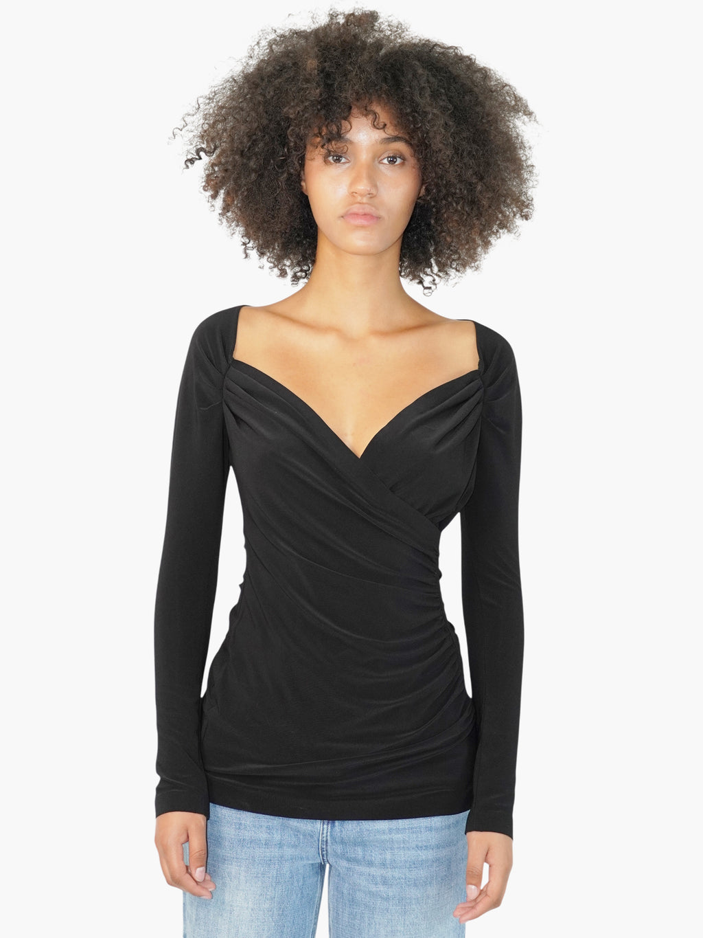 Sweetheart Drape Top