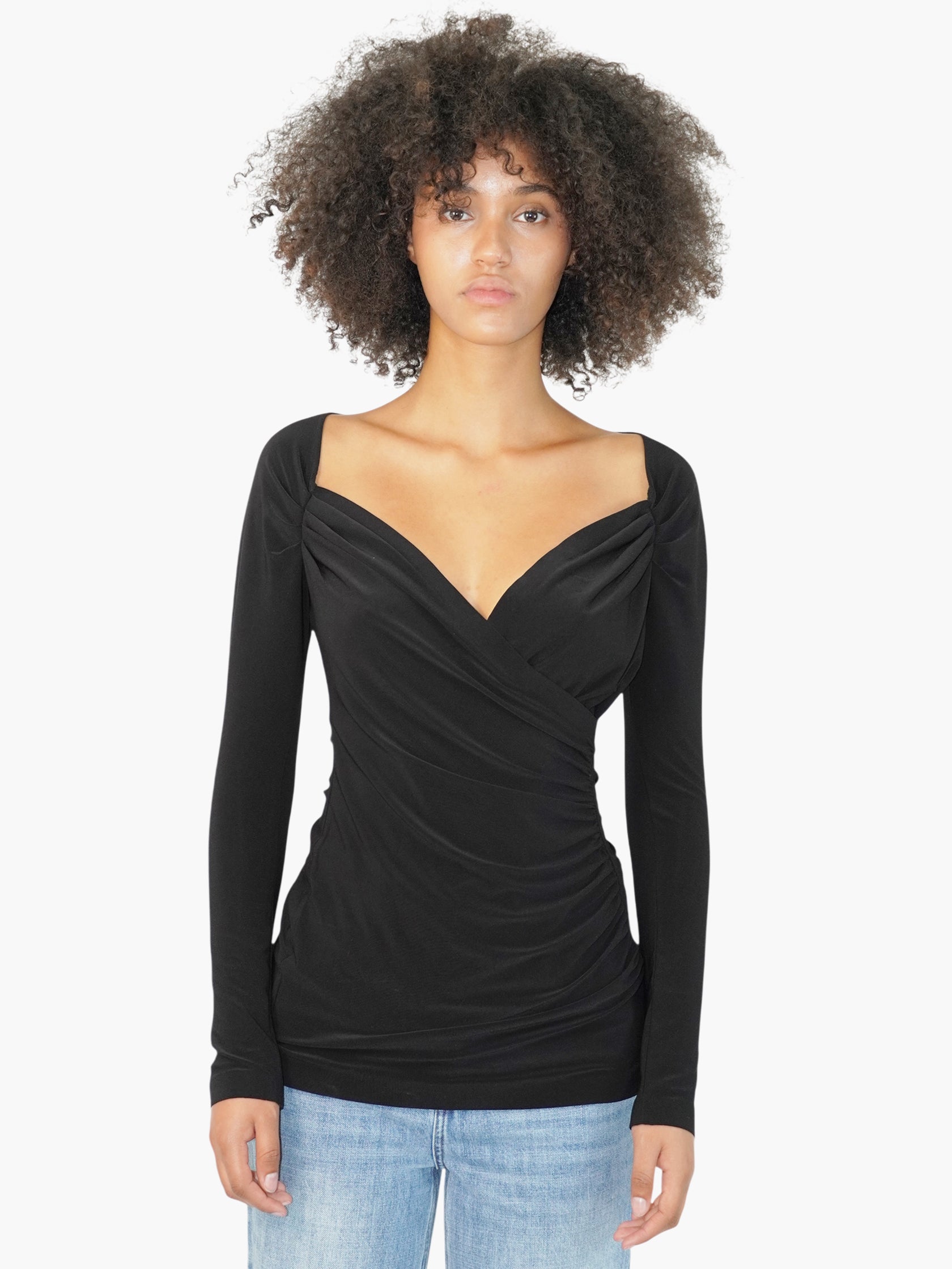 Sweetheart Drape Top