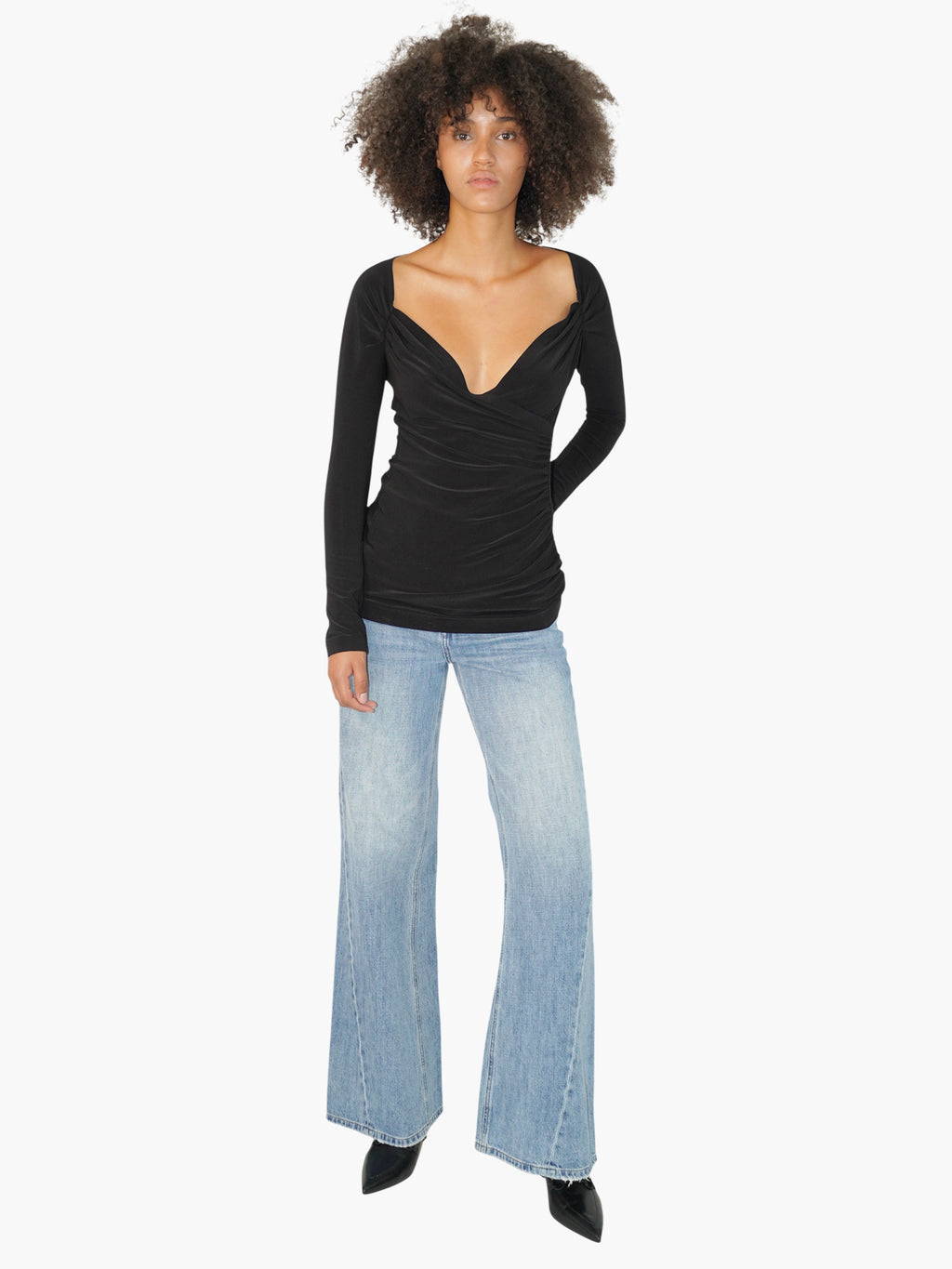 Sweetheart Drape Top