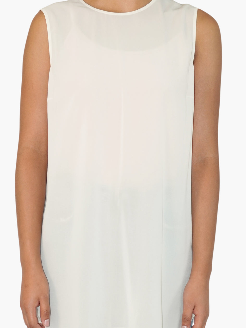 High Neck Silk Top