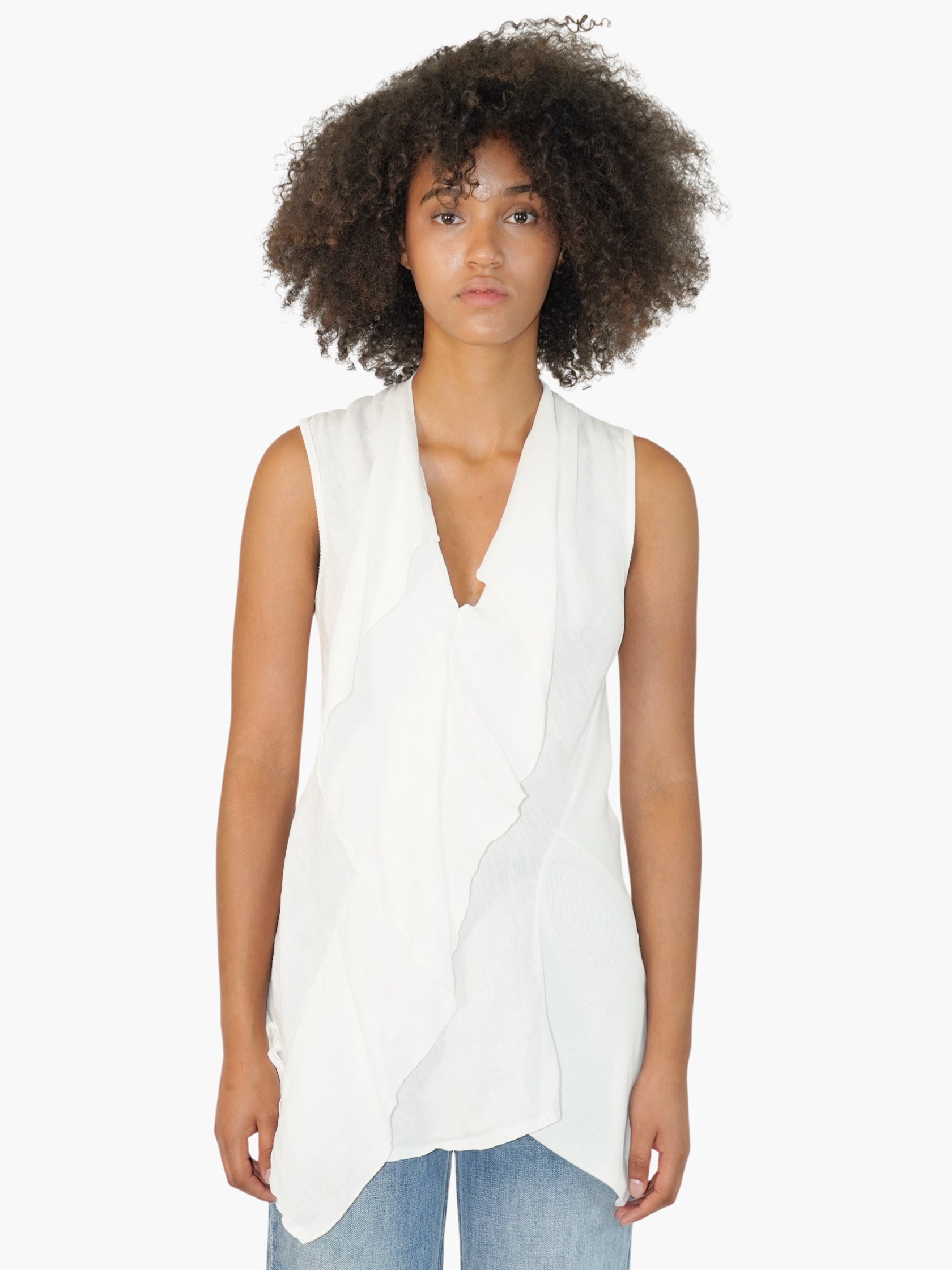 Ruffle Front Top