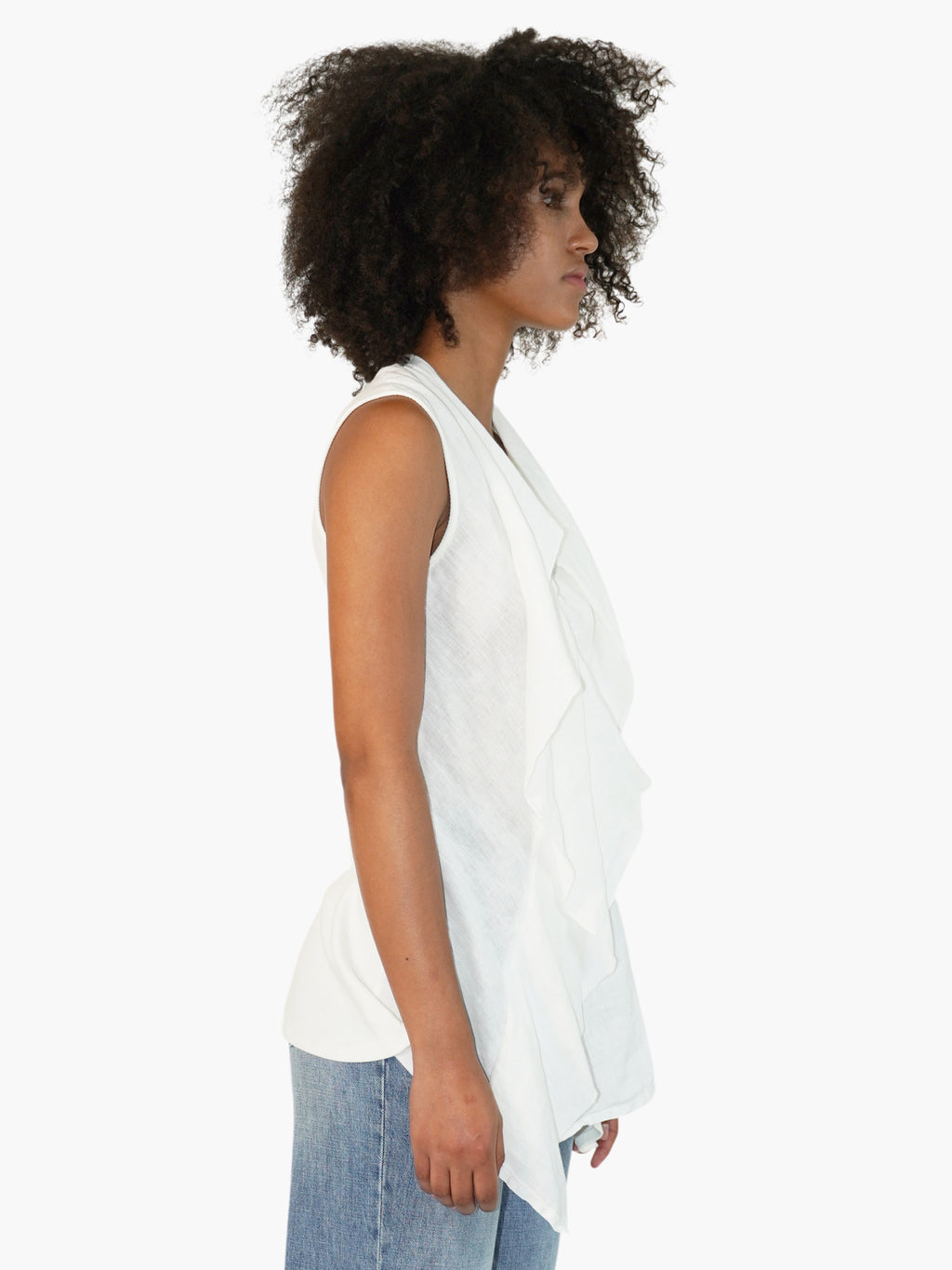Ruffle Front Top