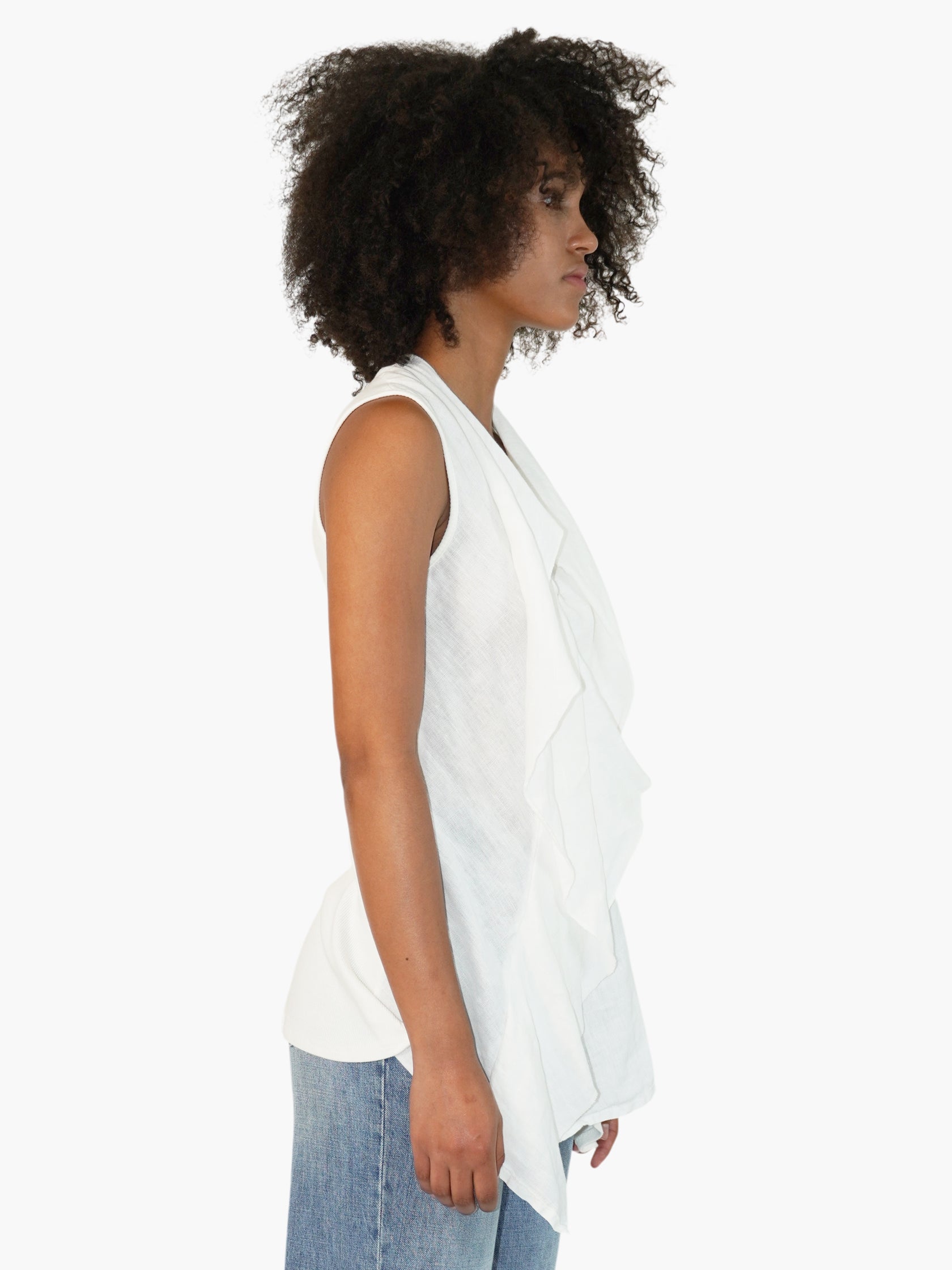 Ruffle Front Top