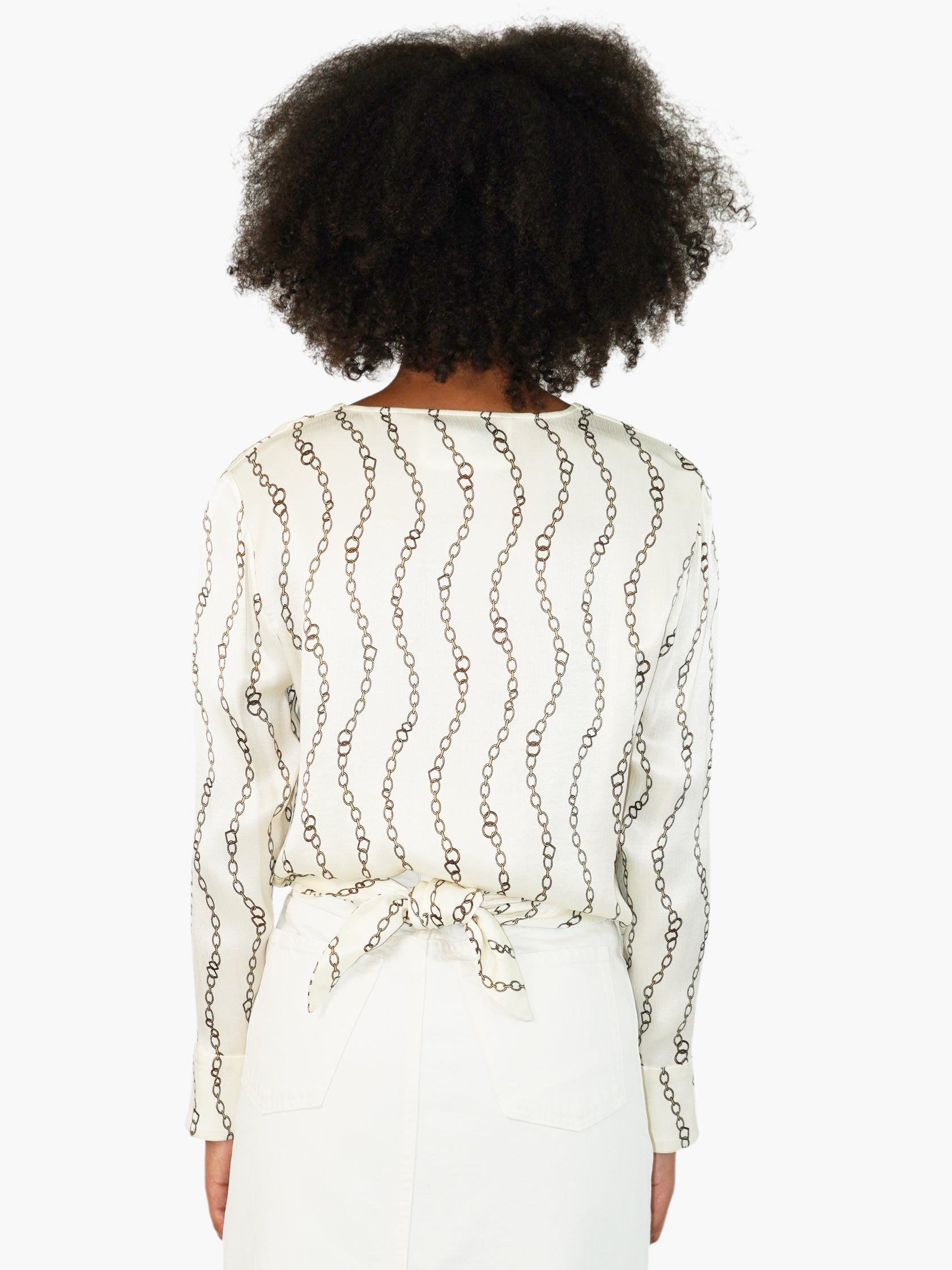 Chain Print Top