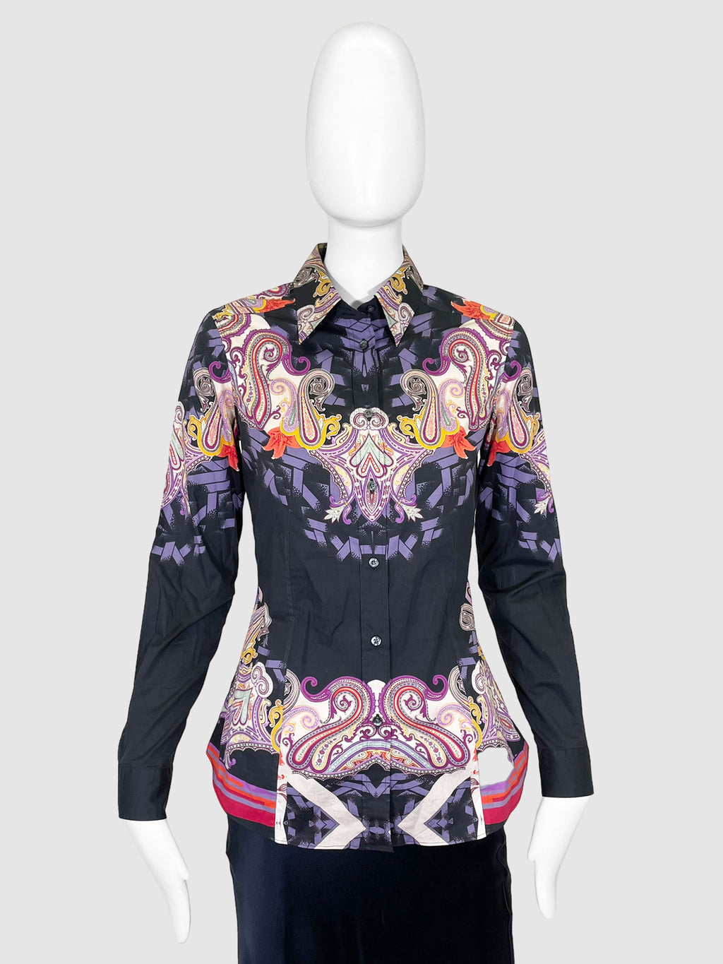 Signature Print Shirt - Size 40