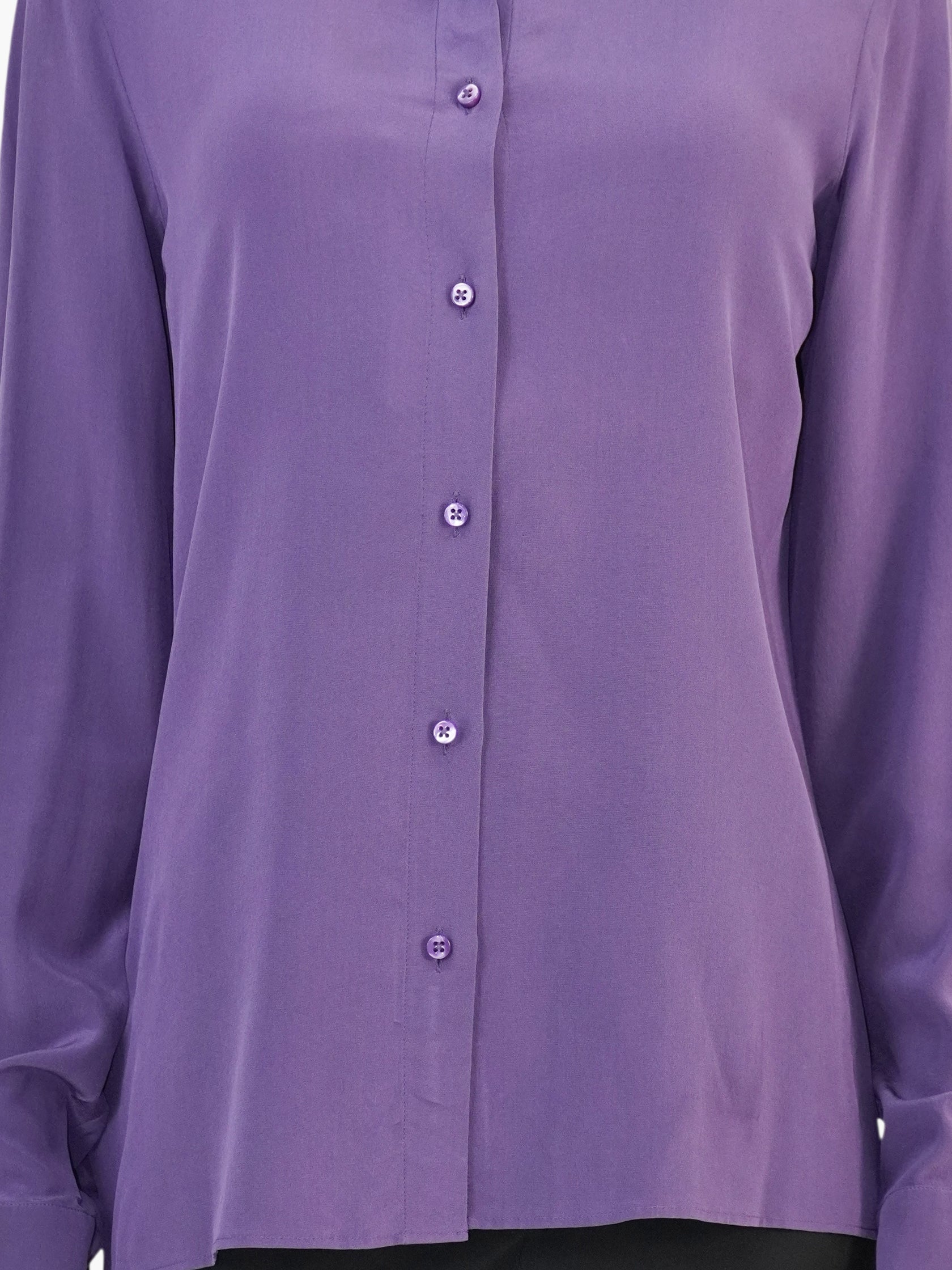 Silk Button-Up Top