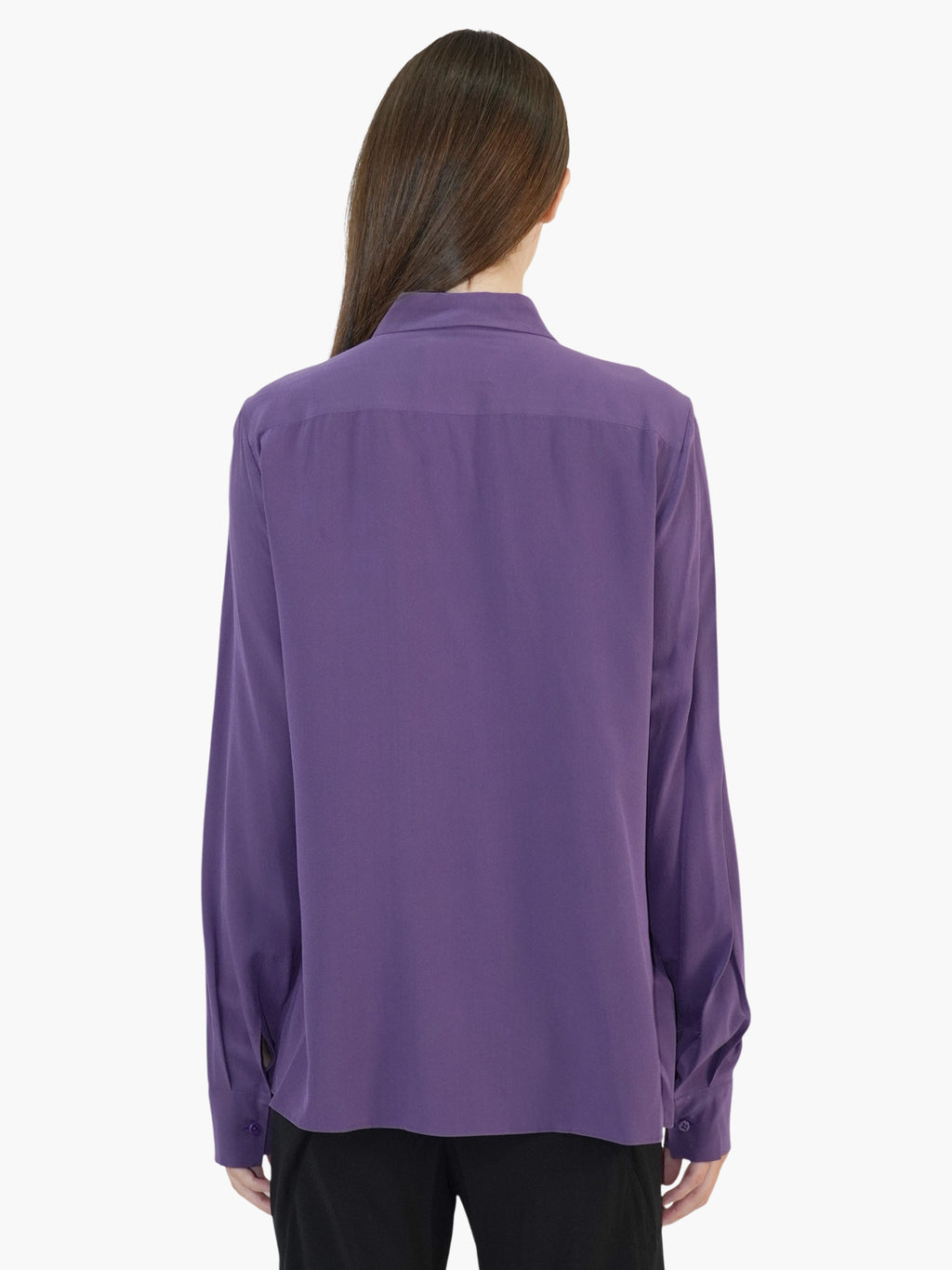 Silk Button-Up Top