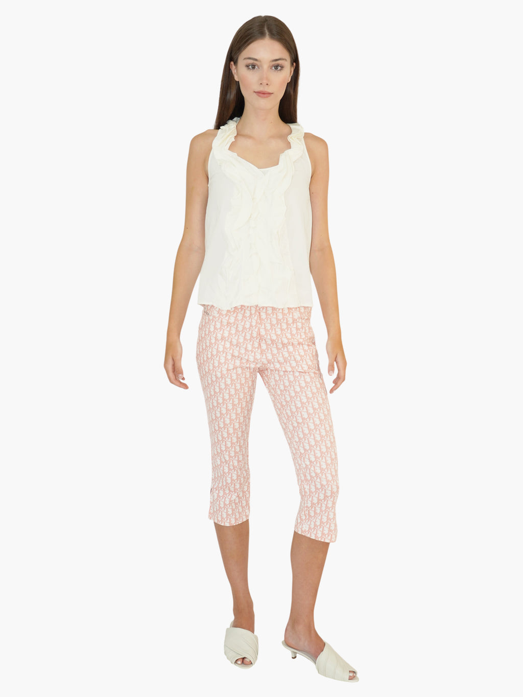 Ruffle Racerback Top
