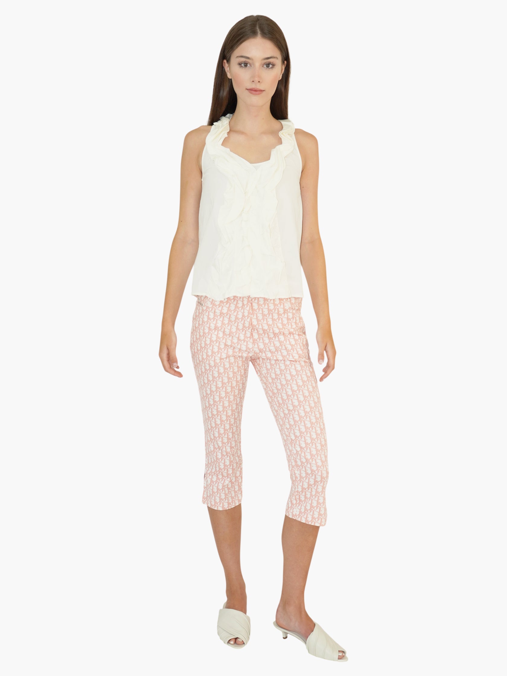 Ruffle Racerback Top