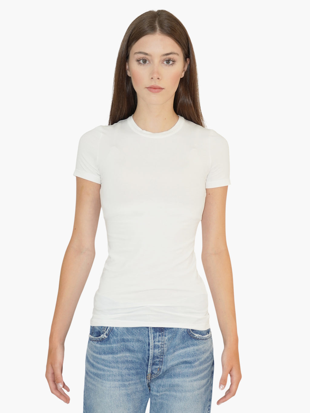 Crewneck Fitted Top