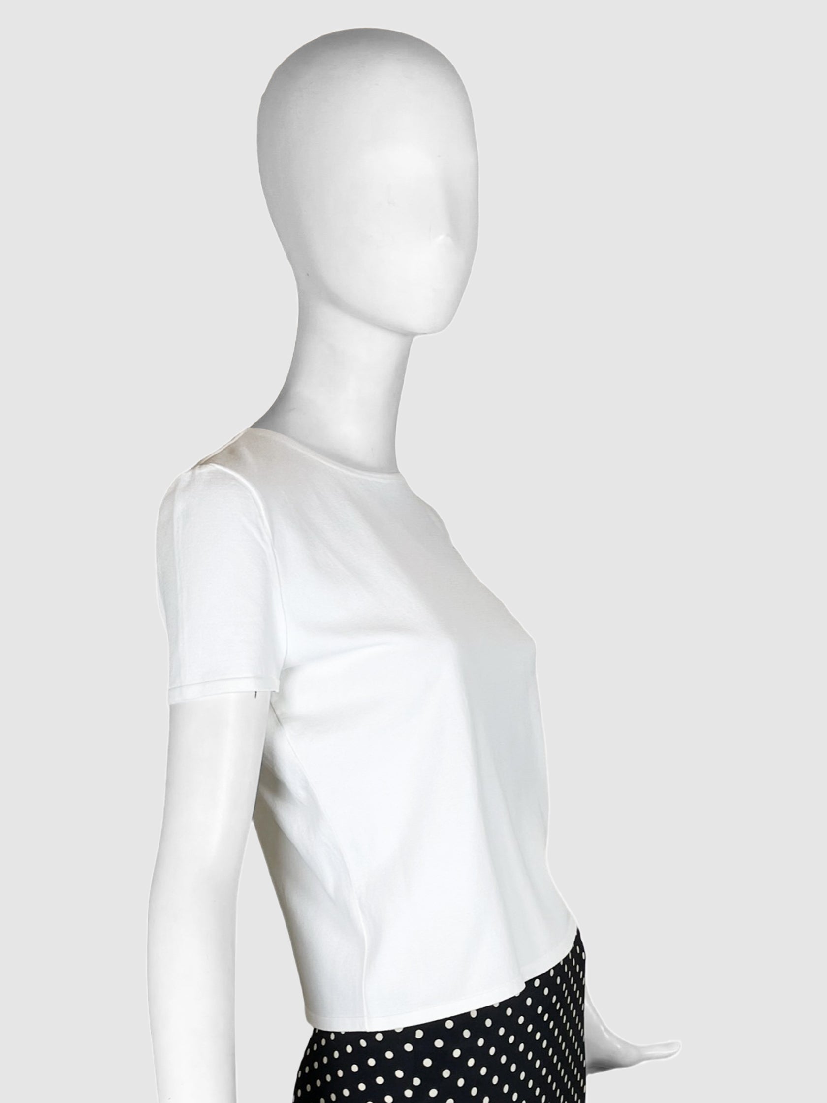 Stretchy Scoop Neck Tee - Size 44