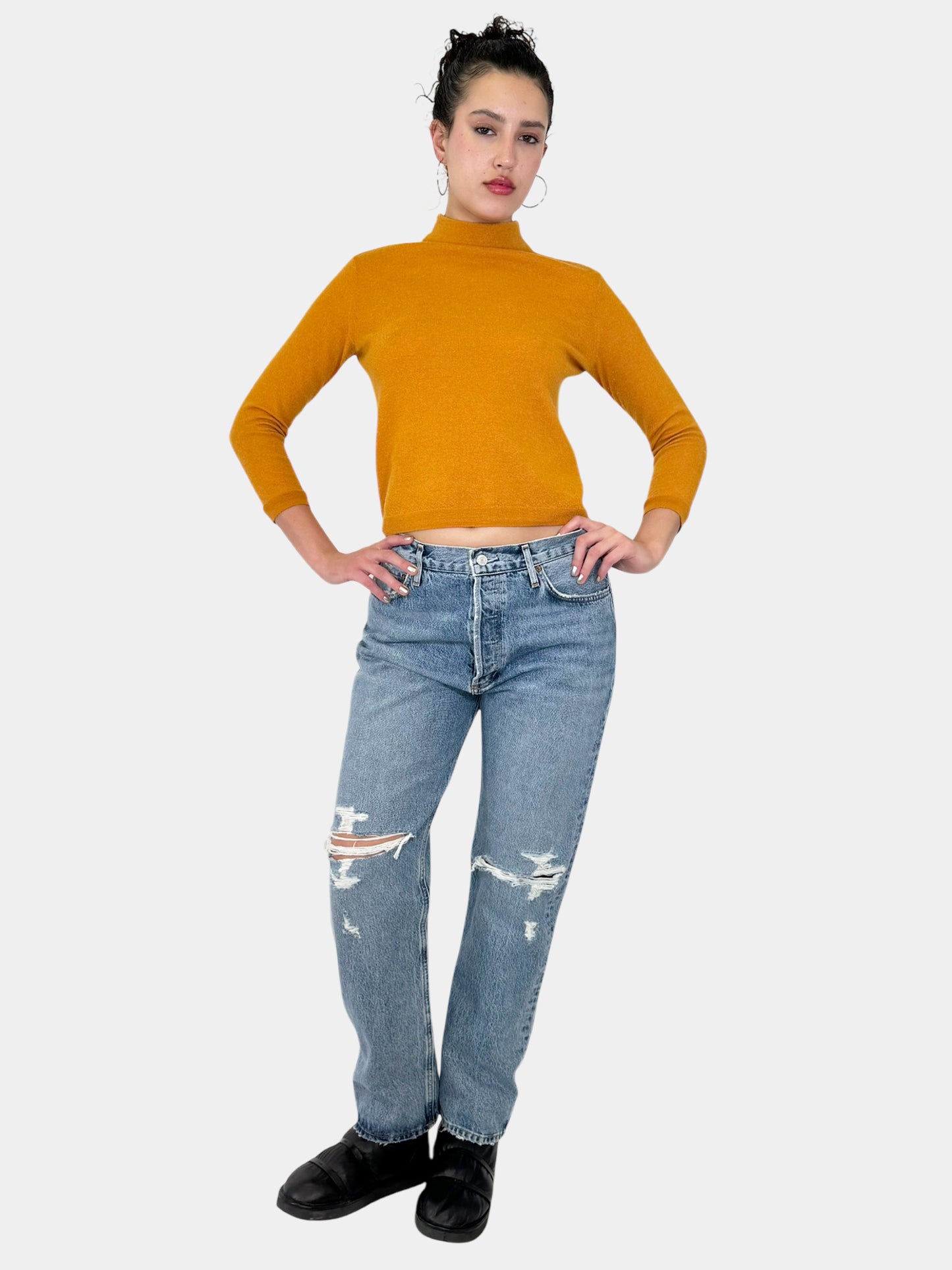 Mock Neck Sweater - Size XXS