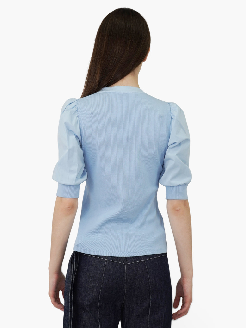 Coralee Puff-Sleeve Top