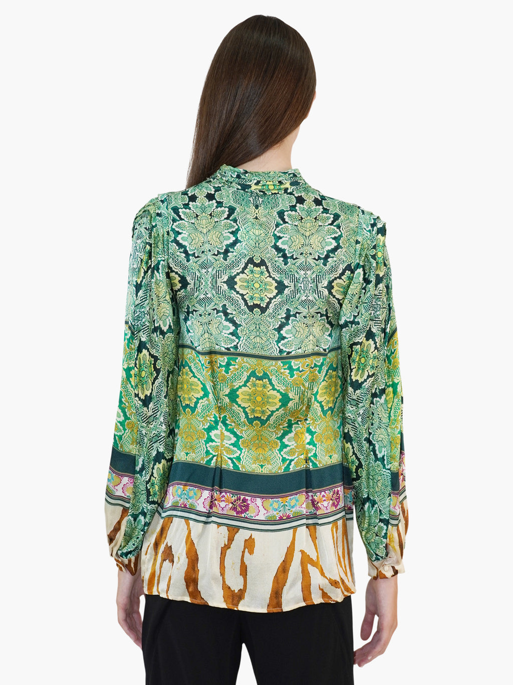 Multi-Print Silk Top