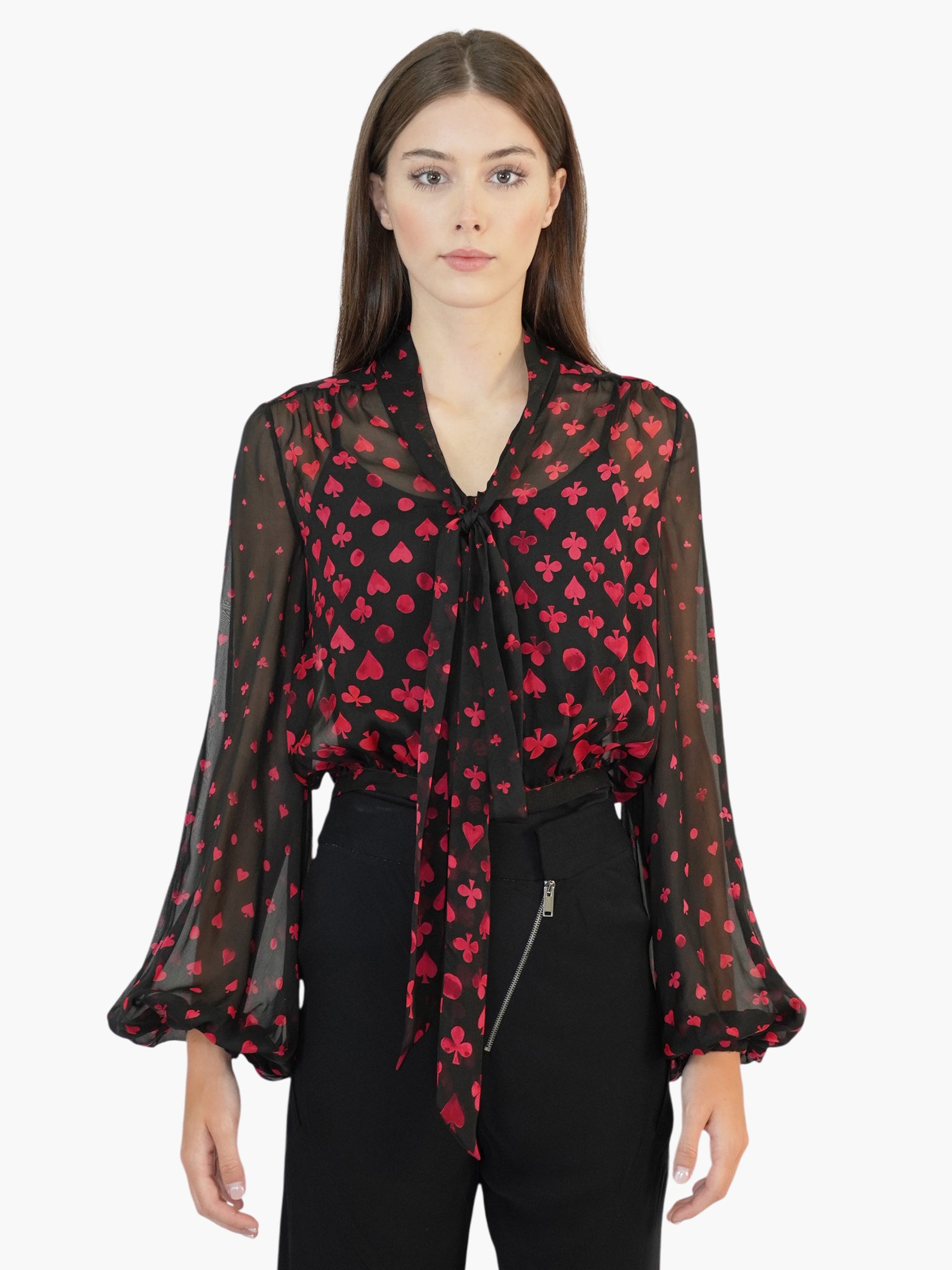 Card Deck Print Top