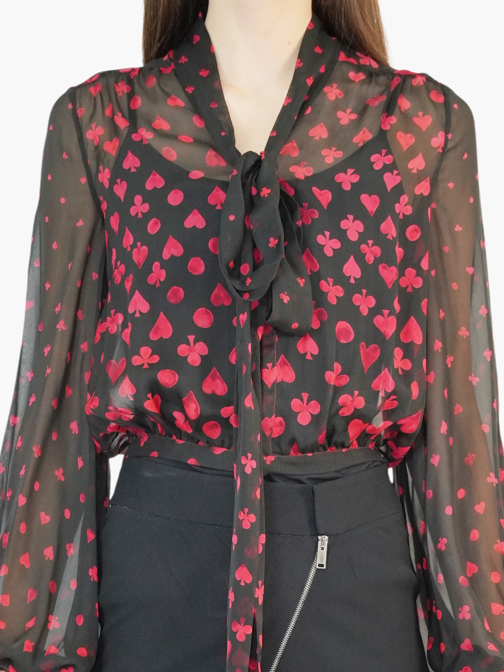 Card Deck Print Top