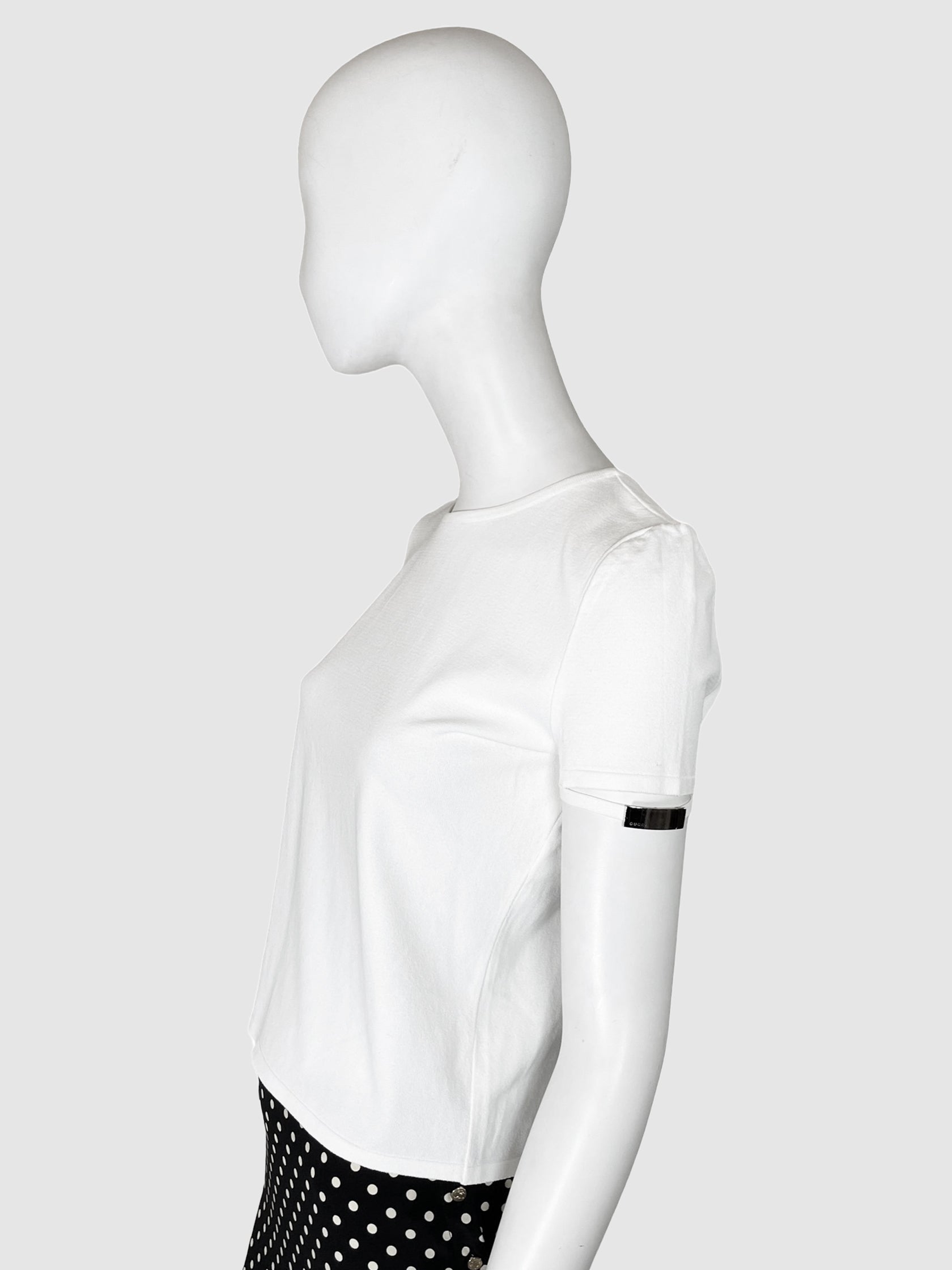 Stretchy Scoop Neck Tee - Size 44