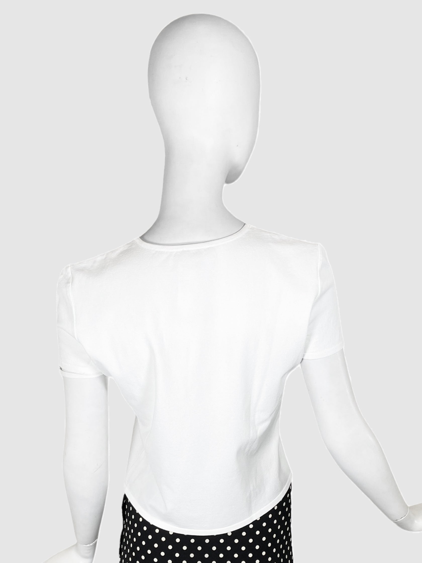 Stretchy Scoop Neck Tee - Size 44