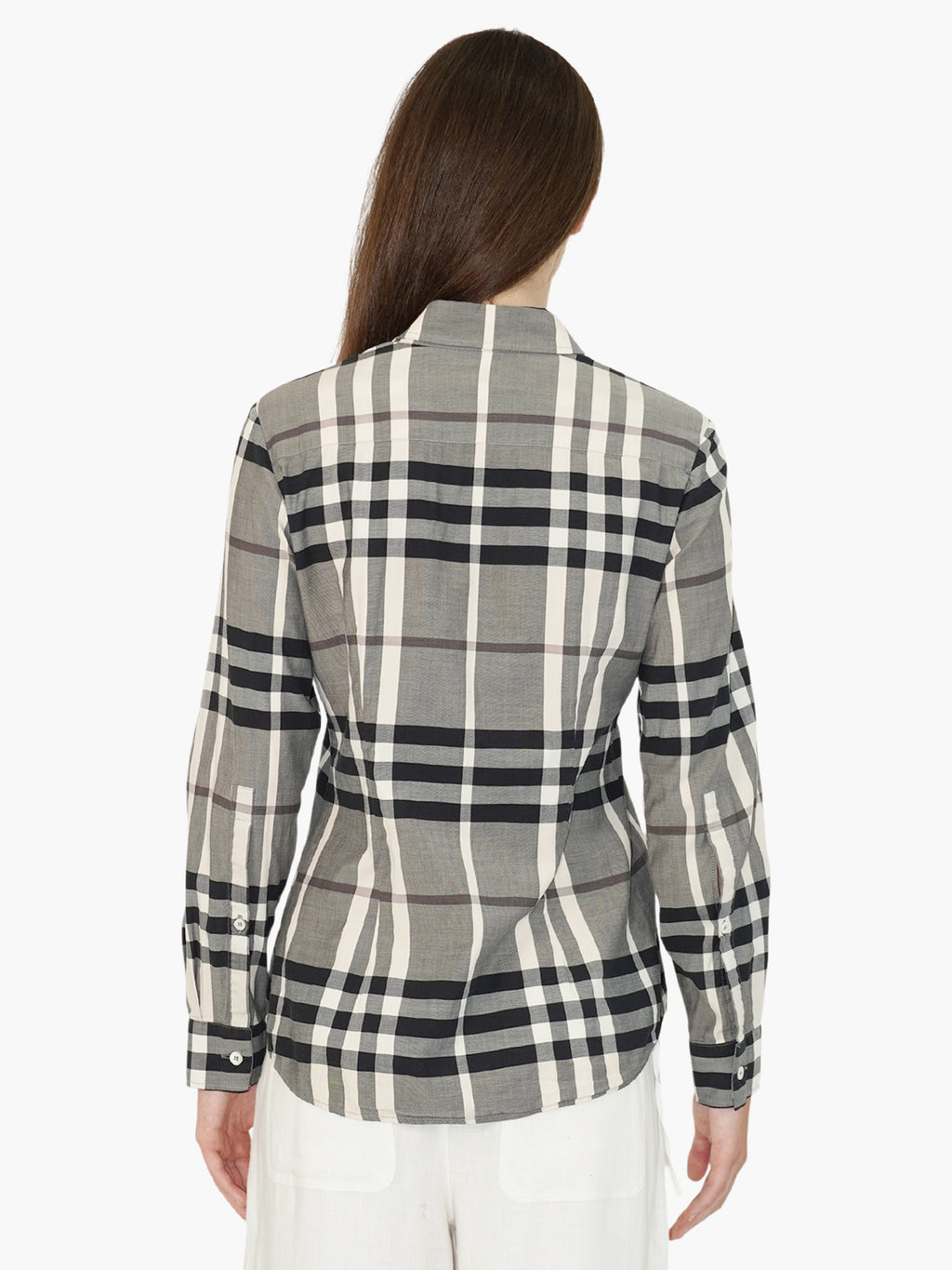 Check Button-Up Top