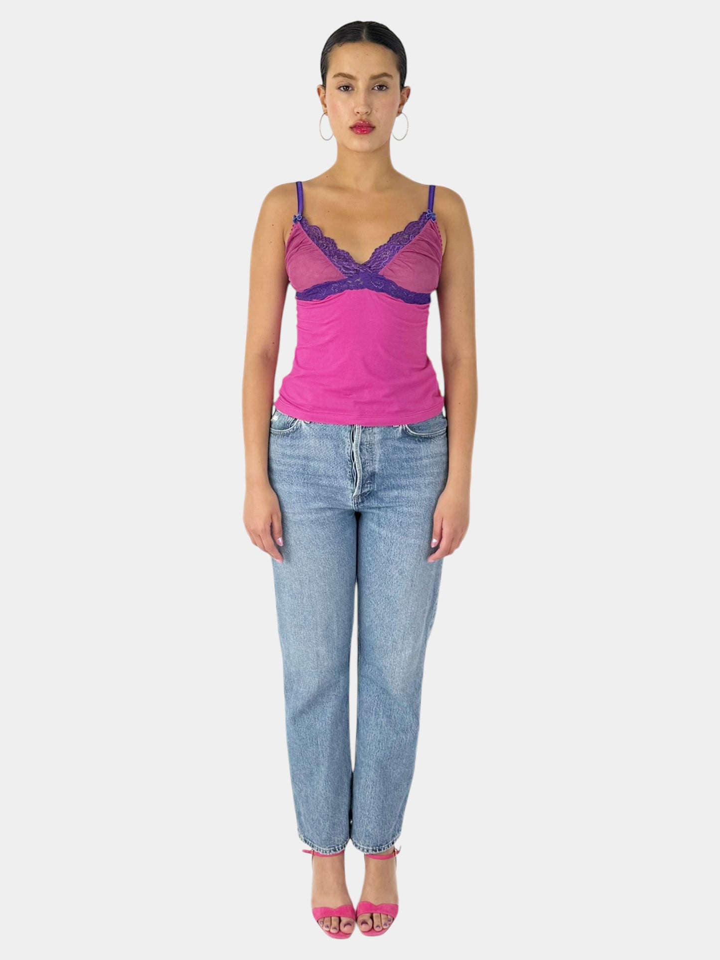 Lace Trim Top