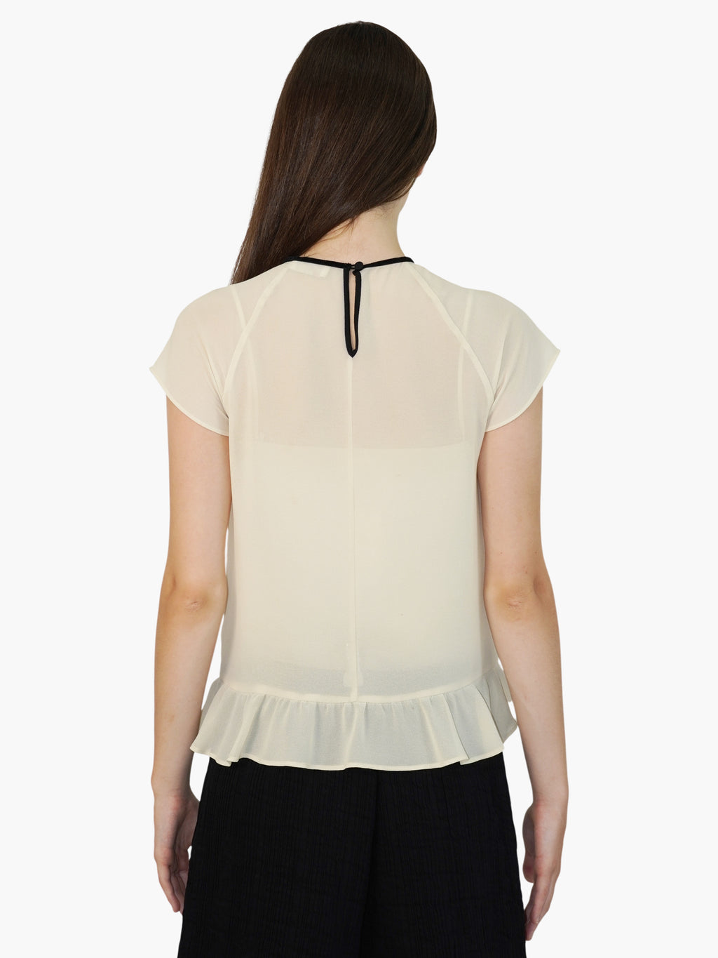 Sheer Embroidered Top
