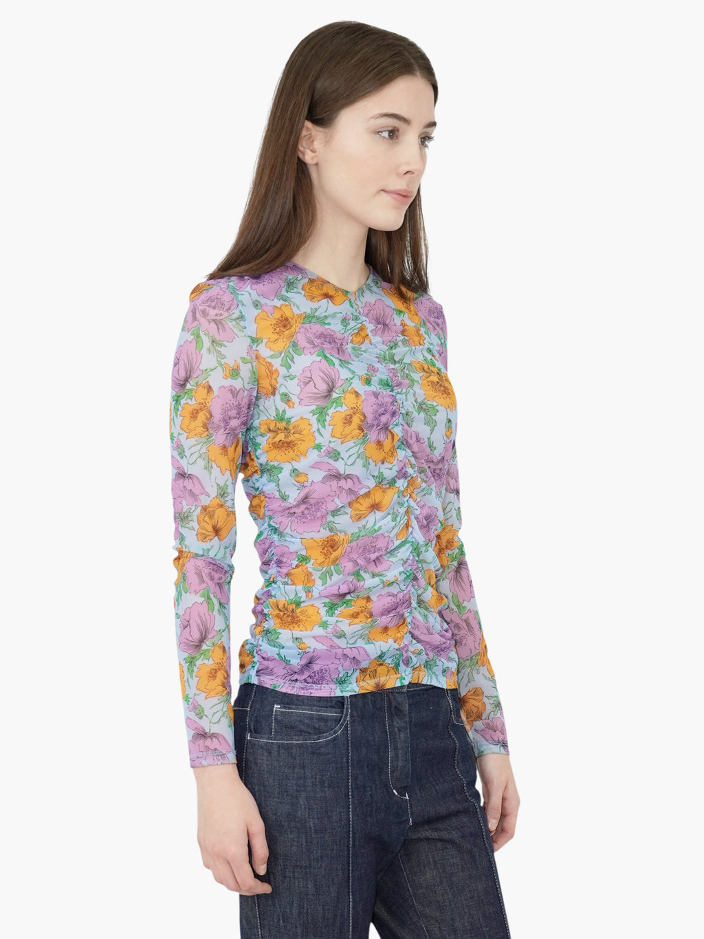 Myrna Floral Top